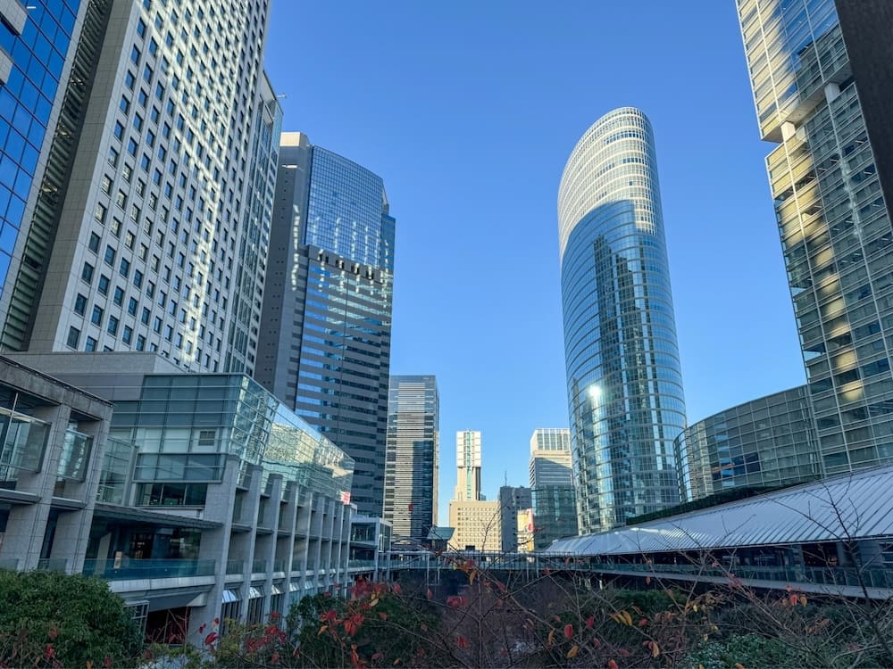 品川区の高層ビル群の街並み