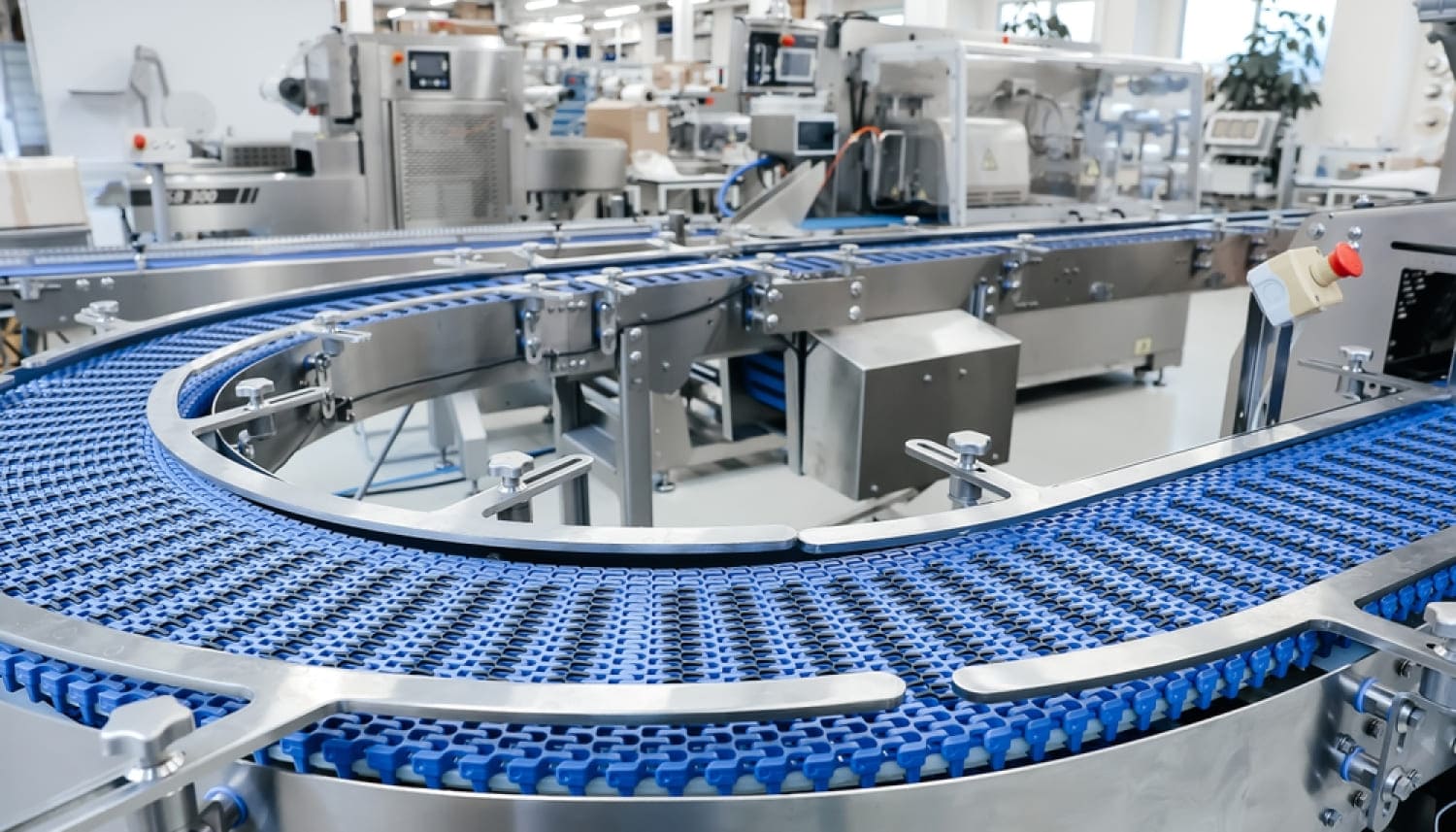 食品工場のレーン