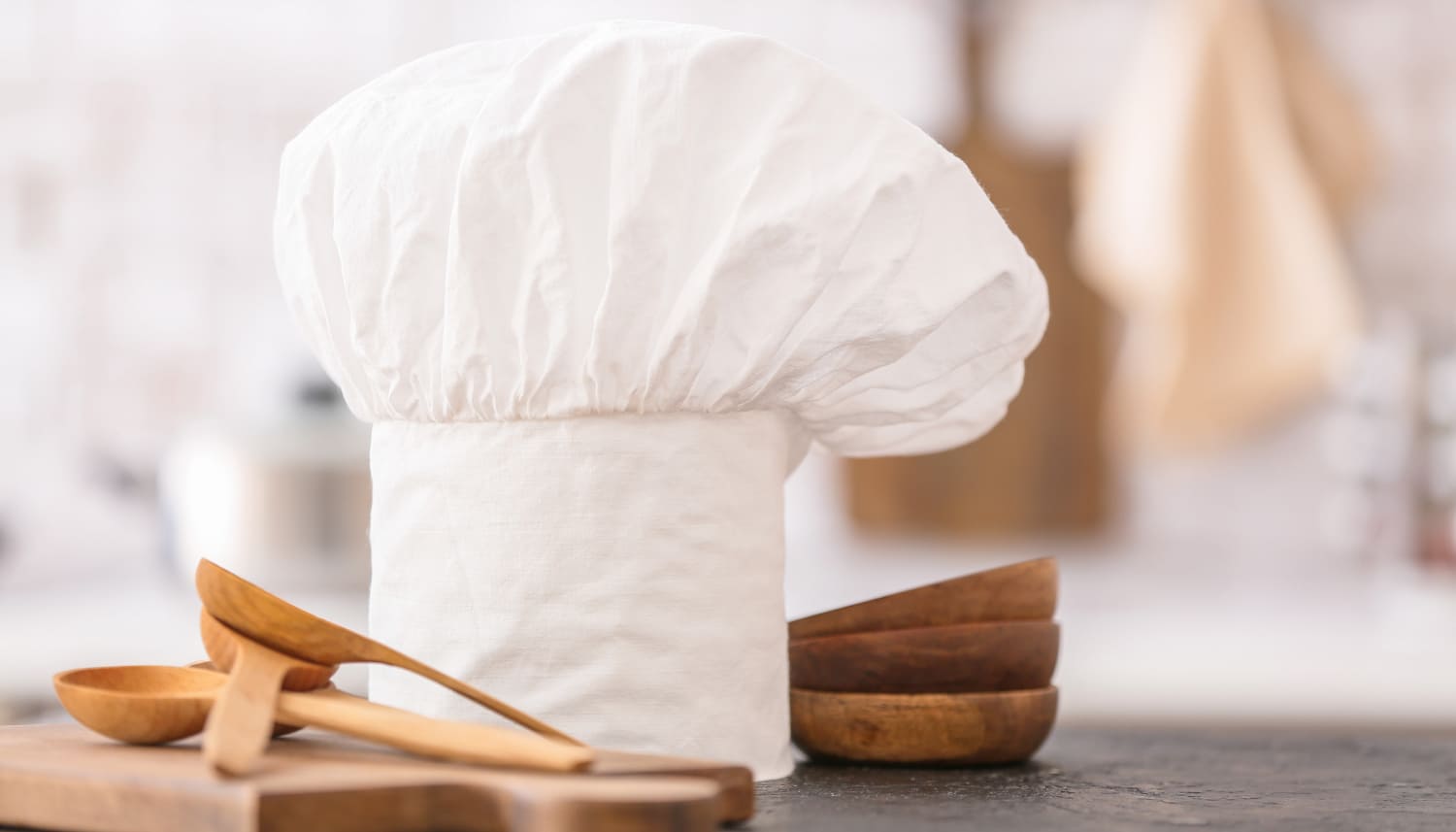 シェフの白い帽子